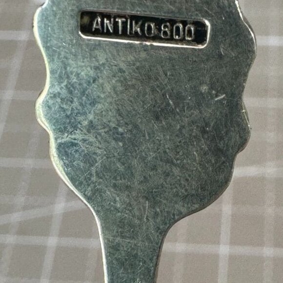 Antiko 800 Silver Souvenir Spoon Rüdesheim Germany Crest - Picture 5 of 5